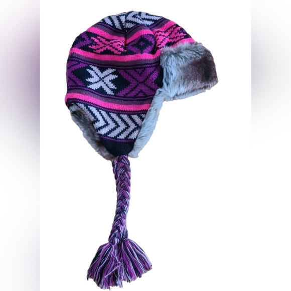 Billabong Faux Fur Lined Trapper Hat - Picture 7 of 7